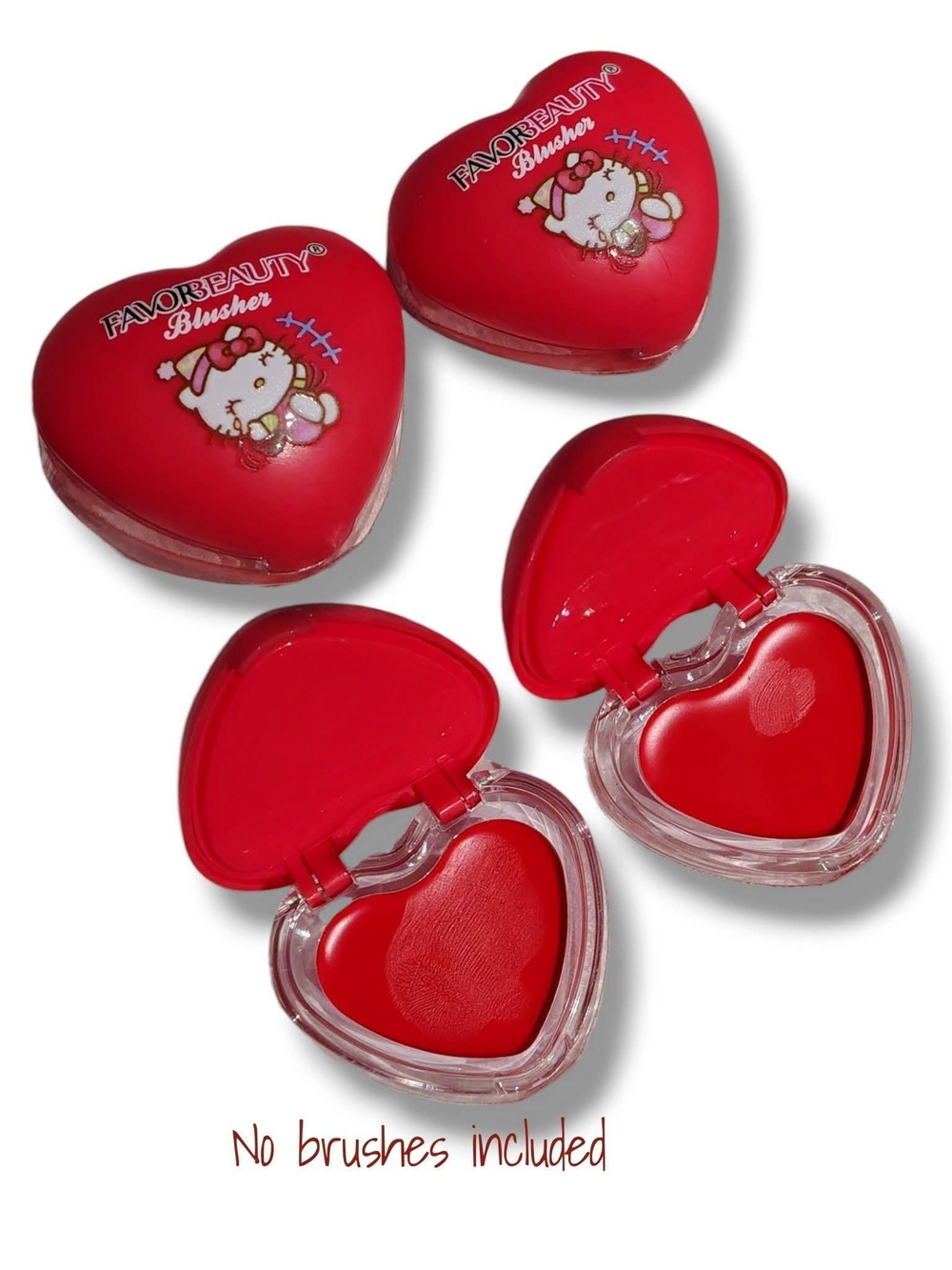 Kids Heart Blusher - Red